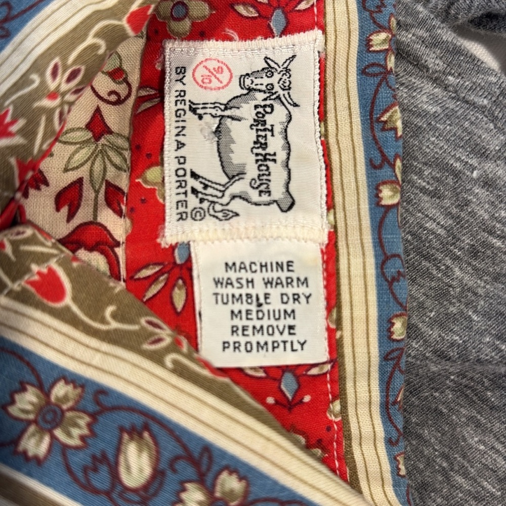 Vintage Women’s Porterhouse by Regina Porter Striped Floral Shirt. Size S - Picture 7 of 7